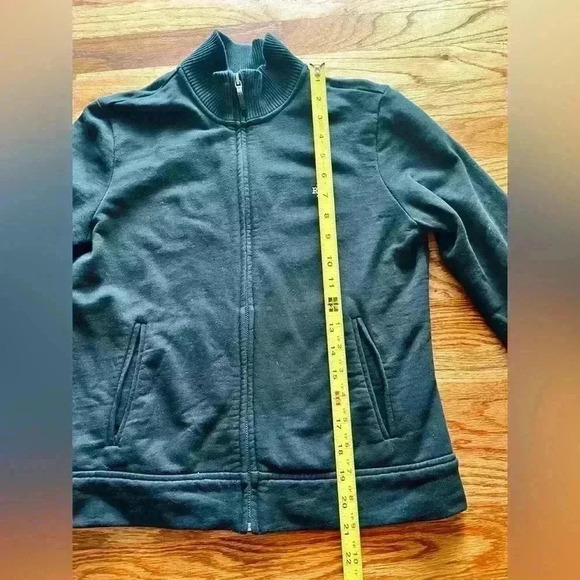 Lauren - Ralph Lauren Casual Track Jacket Women's Black - Small/Petite - Picture 7 of 9